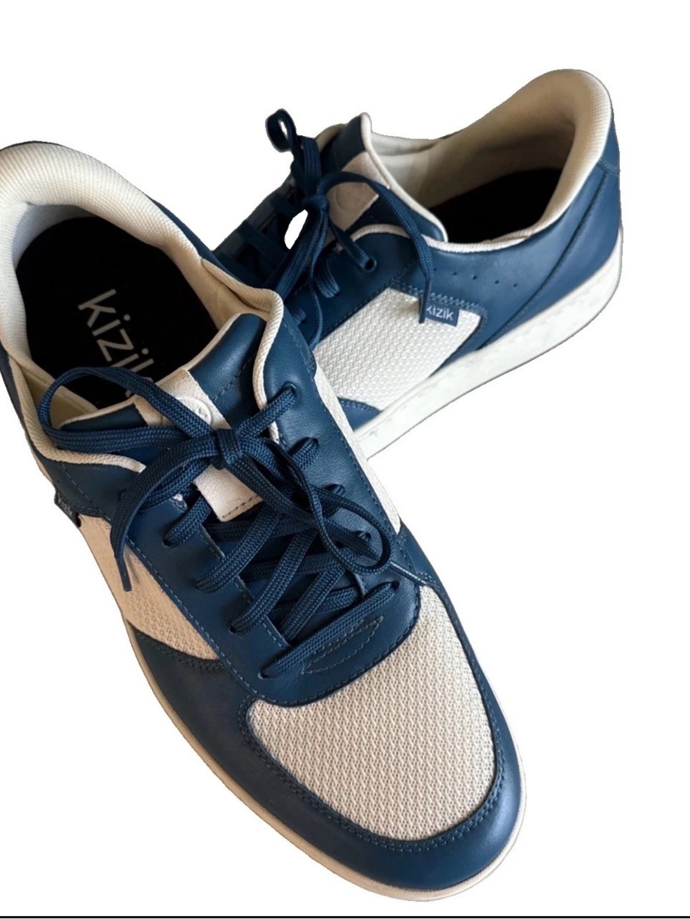 Kizik Oslo Lyons Blue Colorblock Men’s Sneakers Athleisure Size 11.5 Slip On